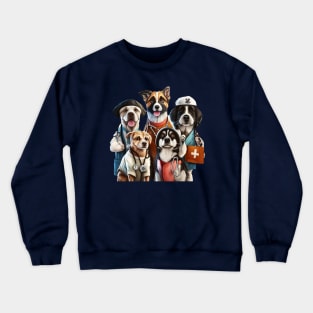 "Woof-tastic 'Trust Me I'm a Dogtor' Design" Crewneck Sweatshirt